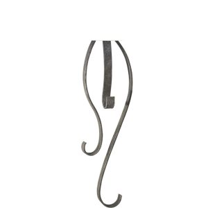 WALLMOUNT METAL CURL W / GOLD FINISH QTY 41